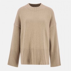 пуловер,дамски,плетени,дрехи,barbour,sophia,crew,neck,jumper,pale,camel