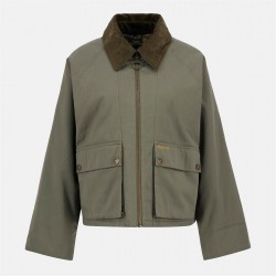 яке,дамски,якета,и,палта,barbour,women's,winnie,long,sleeve,oversized,fit,barn,jacket,dusky,khaki