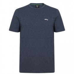 тениска,облекла,на,разпродажба,мъжки,тениски,boss,curved,logo,t,shirt,navy,marl,415