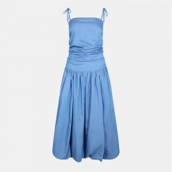рокля,дамски,поли,и,рокли,amylynn,women's,amy,lynn,alexa,shoulder,tie,ultra,mini,peplum,dress,chambray