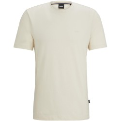 Тениска Boss Mens HBB Thompson Tonal Logo T-Shirt - Open White 131 тениска,мъжки,тениски,boss,men,s,hbb,thompson,tonal,logo,t,shirt,open,white,131