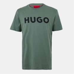 тениска,облекла,на,разпродажба,мъжки,тениски,hugo,dulivio,t,shirt,open,green