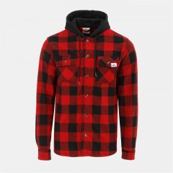 Lonsdale Mens Sherp Shirt - Red/Black промоция,на,зимни,облекла,разпродажба,lonsdale,мъжки,якета,мъжки,якета,и,палта,размер+,lonsdale,mens,sherp,shirt,red,black