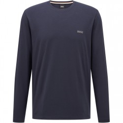 тениска,мъжки,тениски,boss,long,sleeve,t,shirt,navy,403