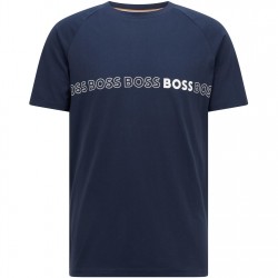 тениска,мъжки,тениски,boss,logo,slim,t,shirt,navy,413