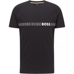 тениска,мъжки,тениски,boss,logo,slim,t,shirt,black,001