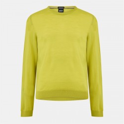 пуловер,мъжки,пуловери,boss,leno,knit,jumper,bright,green