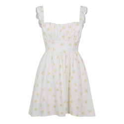 рокля,дамски,поли,и,рокли,jack,wills,patterned,tie,back,dress,lemon,print