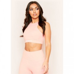 къса,блуза,дамски,топове,missy,empire,empire,racer,gym,crop,top,peach