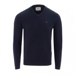 пуловер,мъжки,пуловери,lee,cooper,cooper,long,sleeve,v,neck,jumper,navy