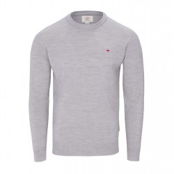 пуловер,мъжки,пуловери,lee,cooper,cooper,long,sleeve,crew,neck,jumper,light,grey