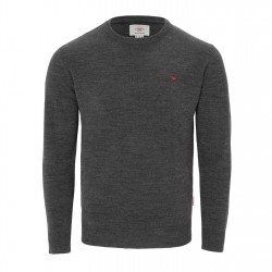 пуловер,мъжки,пуловери,lee,cooper,cooper,long,sleeve,crew,neck,jumper,charcoal