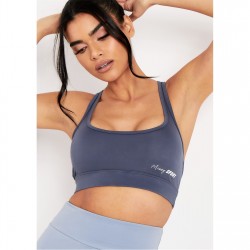 къса,блуза,дамски,топове,missy,empire,sport,back,detail,gym,crop,top,navy