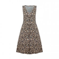 рокля,дамски,поли,и,рокли,дамски,облекла,размер,soulcal,midi,dress,leopard,print