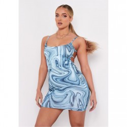 рокля,дамски,поли,и,рокли,missy,empire,slinky,strappy,back,detail,mini,dress,blue