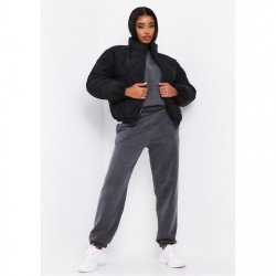 дамски,жилетки,missy,empire,quilted,logo,padded,puffer,coat,black