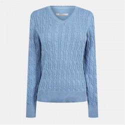 дамски,плетени,дрехи,barbour,hampton,v,neck,knit,blue,sky