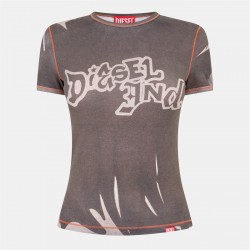 дамска,тениска,дамски,топове,diesel,womens,t,grafi,t,shirt,98ba