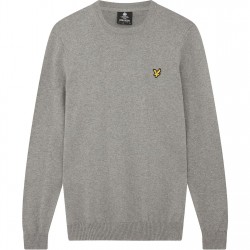 блуза,зимни,аксесоари,мъжки,пуловери,lyle,and,scott,merino,crew,knit,sweater,mid,grey,t28
