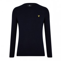 блуза,облекла,на,разпродажба,мъжки,пуловери,lyle,and,scott,merino,crew,knit,sweater,dark,navy,z271