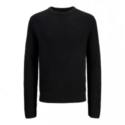 Jack and Jones + Global Knit Sn62 - Black мъжки,пуловери,мъжки,облекла,размер,jack,and,jones,+,global,knit,sn62,black