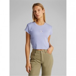 дамски,топове,calvin,klein,jeans,monogram,baby,tee,sweet,lavender