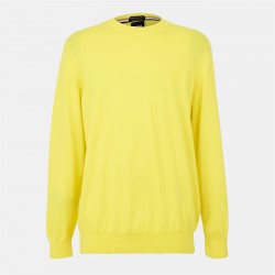 Мъжки пуловер Boss Hugo Boss Pascas Knit Jumper Mens - Bright Yellow мъжки,пуловер,мъжки,пуловери,boss,hugo,boss,pascas,knit,jumper,mens,bright,yellow