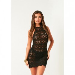 рокля,дамски,поли,и,рокли,missy,empire,halterneck,dress,black