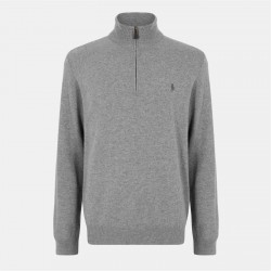 блуза,мъжки,пуловери,мъжки,тениски,polo,ralph,lauren,loryelle,quarter,zip,sweater,fawn,grey