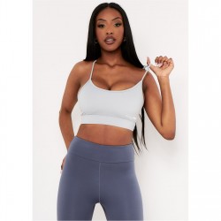 къса,блуза,дамски,топове,missy,empire,sport,strappy,crop,gym,top,pale