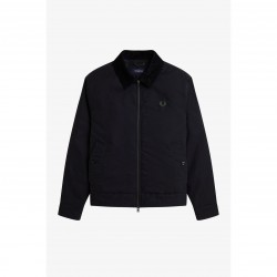 яке,мъжки,якета,fred,perry,men,s,caban,barn,jacket,black,184