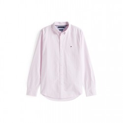 мъжки,ризи,tommy,hilfiger,core,1985,flex,oxford,stripe,shirt,rose,petal,0d2