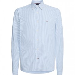 мъжки,ризи,tommy,hilfiger,core,1985,flex,oxford,stripe,shirt,blue,stripe,0a5
