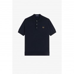 блуза,с,яка,мъжки,пуловери,мъжки,тениски,fred,perry,men,s,knitted,short,sleeve,polo,shirt,navy,608