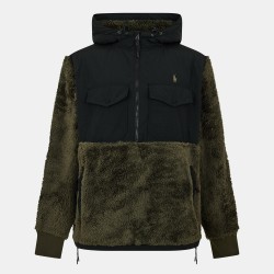 мъжки,горнища,с,качулка,polo,ralph,lauren,men,s,hipile,full,zip,fleece,company,olive