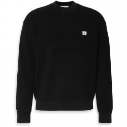 пуловер,облекла,на,разпродажба,мъжки,пуловери,calvin,klein,jeans,ckj,waffle,jumper,sn54,black,ub1