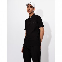 блуза,с,яка,мъжки,блузи,с,яка,armani,exchange,jersey,cotton,polo,shirt,black,1200