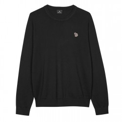 пуловер,мъжки,пуловери,ps,paul,smith,zebra,knit,jumper,black,79