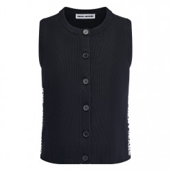 плетена,блуза,дамски,плетени,дрехи,дамски,топове,dkny,women's,knitted,top,black,eggnog