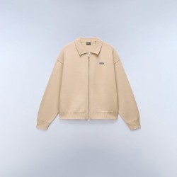 пуловер,мъжки,пуловери,napapijri,men,s,optical,full,zip,crew,neck,jumper,mojave,dess