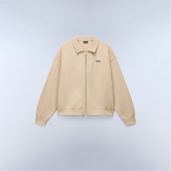 пуловер,мъжки,пуловери,napapijri,men's,optical,full,zip,crew,neck,jumper,mojave,dess