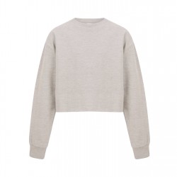 блуза,дамски,блузи,miso,women's,cropped,sweatshirt,oatmeal