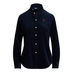 дамска,риза,дамски,ризи,polo,ralph,lauren,women,s,cord,long,sleeve,plain,shirt,navy