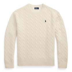 дамски,пуловер,дамски,плетени,дрехи,polo,ralph,lauren,women,s,cable,crew,neck,jumper,authentic,cream