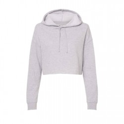 суичър,дамски,горнища,с,качулка,miso,women's,cropped,hoodie,grey