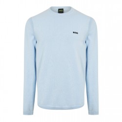 пуловер,мъжки,пуловери,boss,logo,crewneck,jumper,blue,460