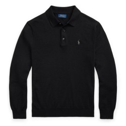 пуловер,мъжки,пуловери,polo,ralph,lauren,men,s,merino,crew,neck,jumper,polo,black