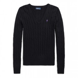 пуловер,дамски,плетени,дрехи,polo,ralph,lauren,kimberly,cable,knit,jumper,polo,black
