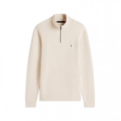 пуловер,мъжки,пуловери,tommy,hilfiger,men's,crew,neck,jumper,oatmilk