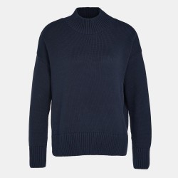 дамски,пуловер,дамски,плетени,дрехи,barbour,womens,sandy,jumper,navy